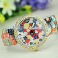 2014 alloy band flower series vogue lady hand watch